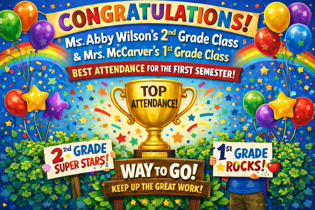 award for best attendance 1st semester