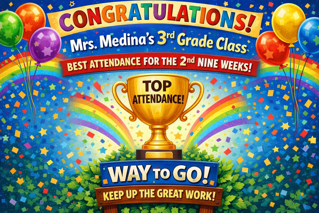 best attendance award for 2nd nine weeks