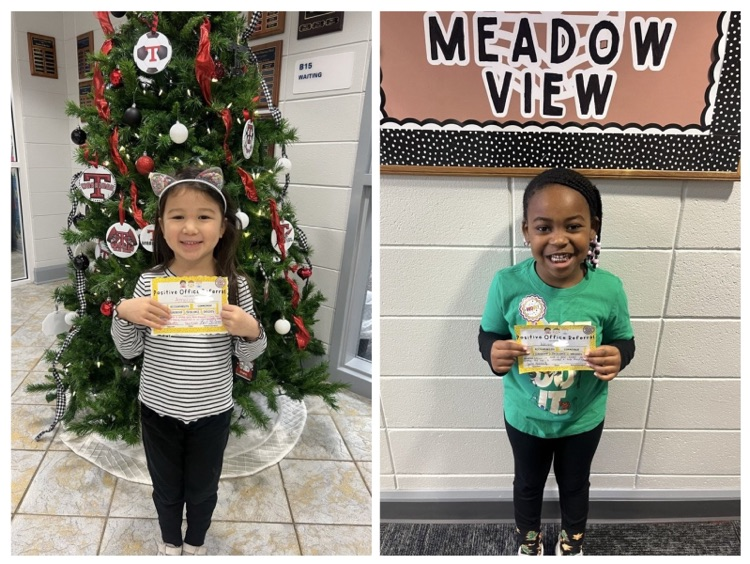 A collage of two students one on the left in front of a Christmas tree one on the right in front of a billboard both of them holding certificates