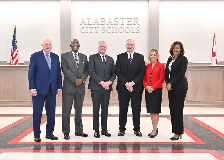 six adults in boardroom 