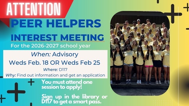 Peer Helpers Interest Meeting