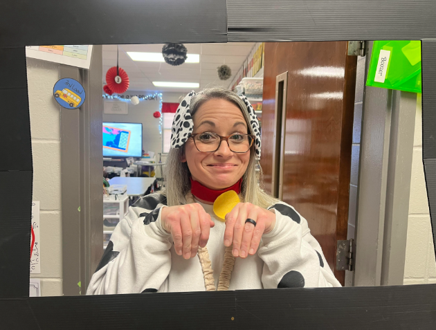 Ms. Boozer as the marigold