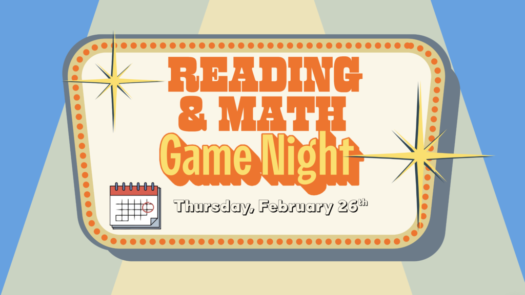 reading and math game. night 2/26