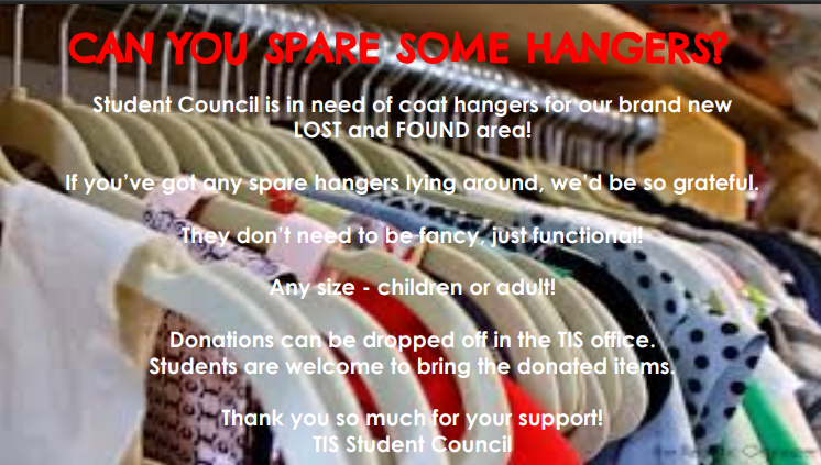 hangers for student council
