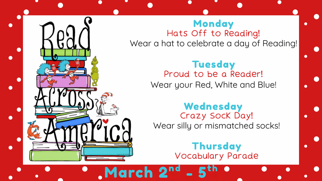 read across america dress up days