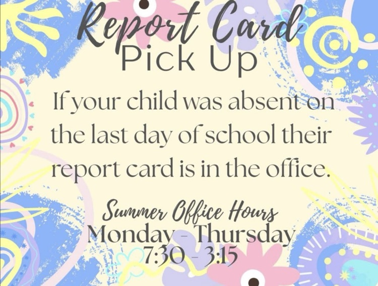 report card pick up