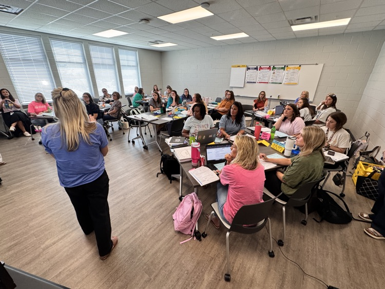 teachers collaborating in a well lit room