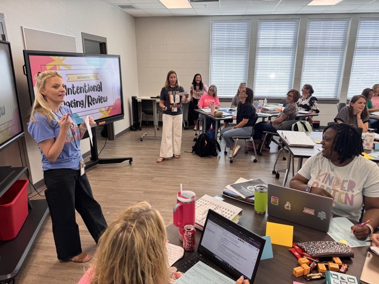 Teachers collaborating with laptops open