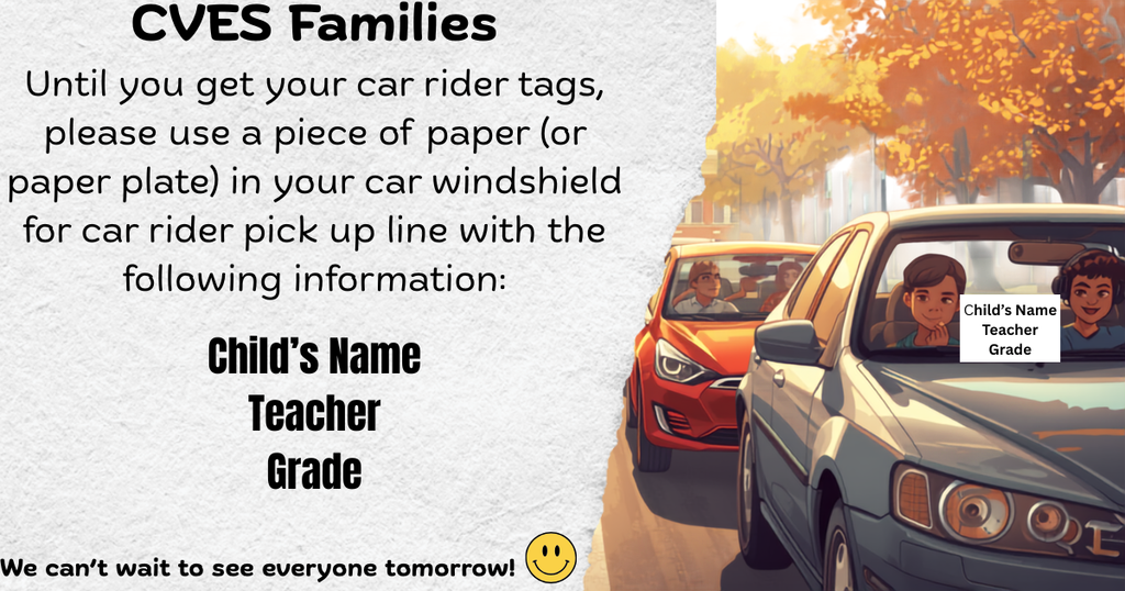 car rider flyer
