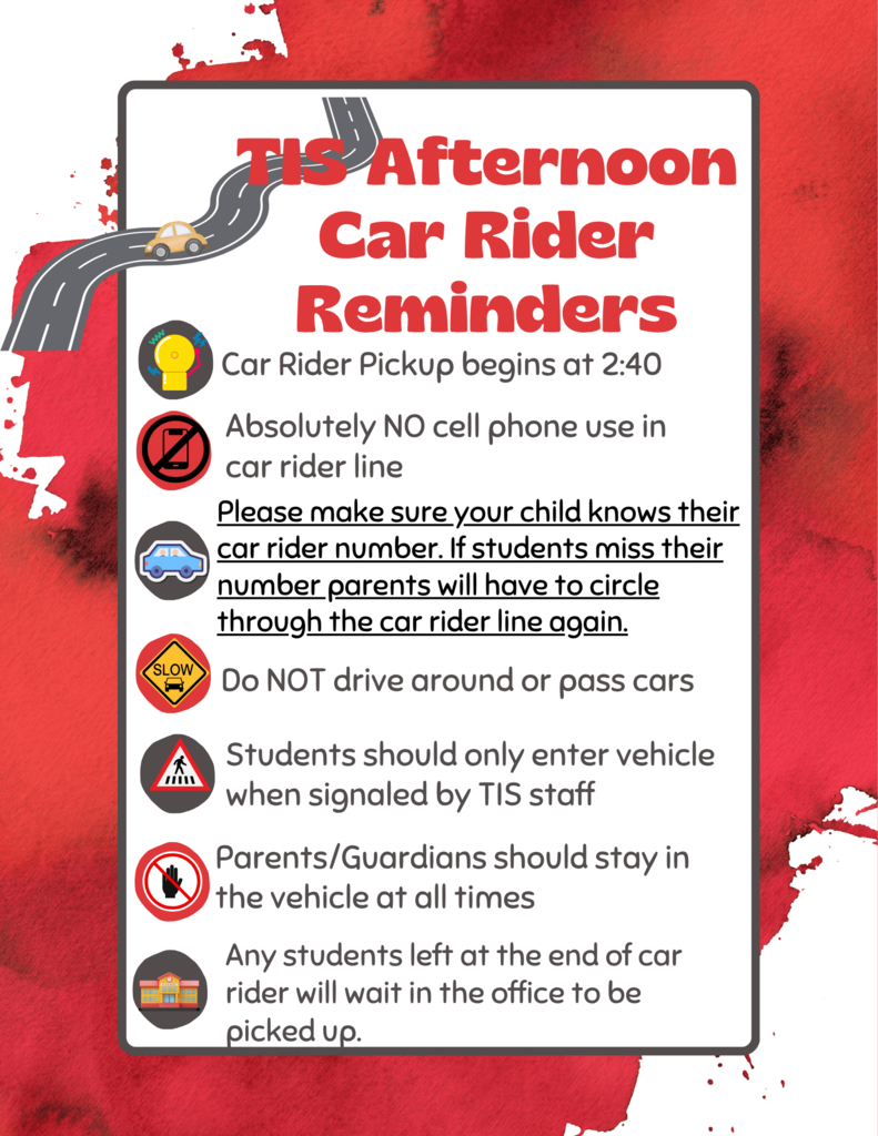 car rider expectations and procedures