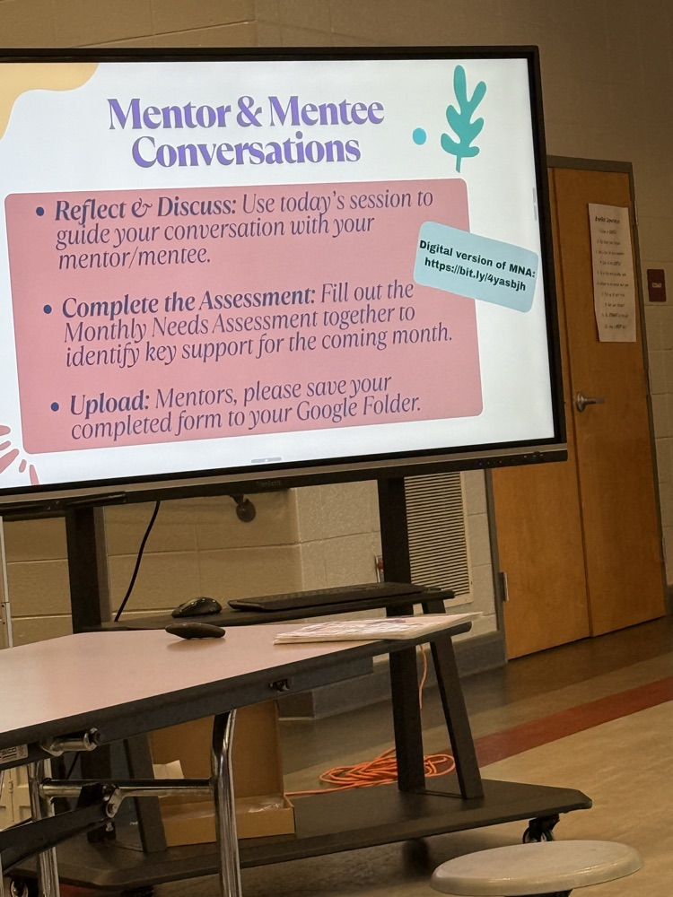 mentor and mentee meeting 