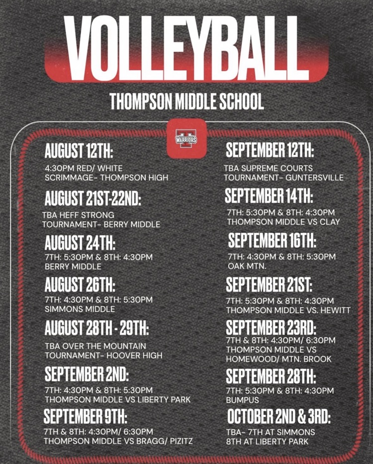volleyball schedule 