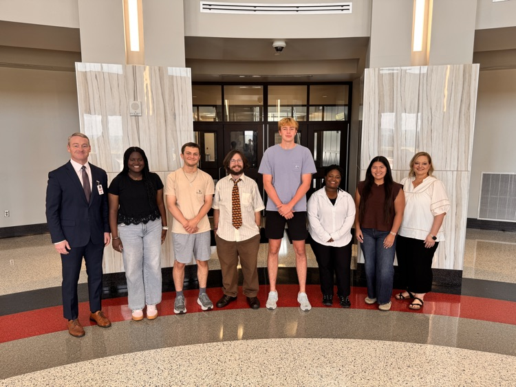 eight students and adults