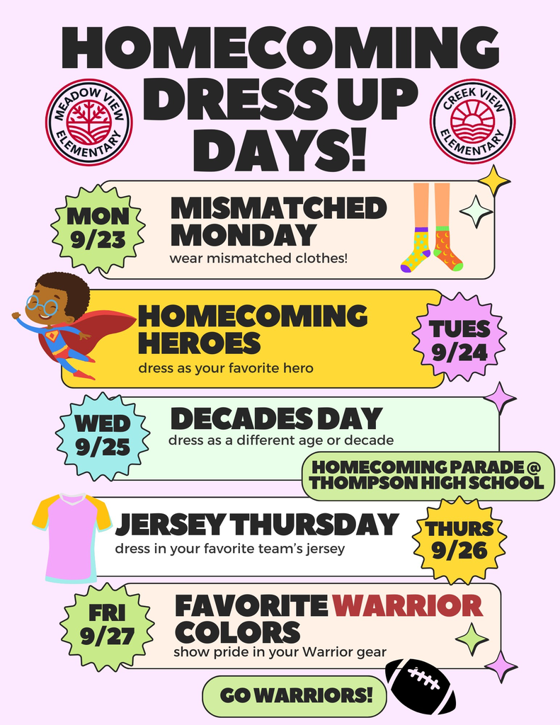 Homecoming Dress Up Days