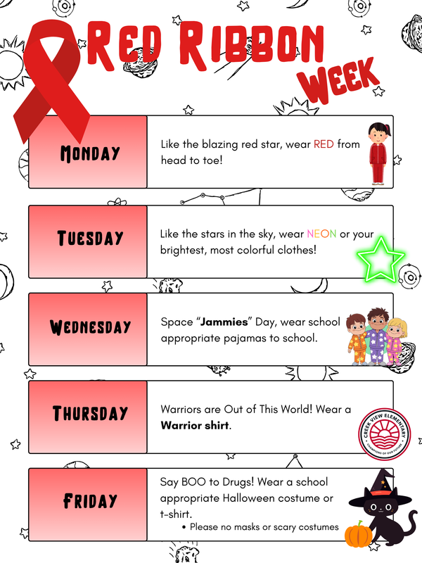 Red Ribbon Week dress up days