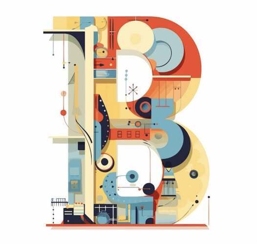 B