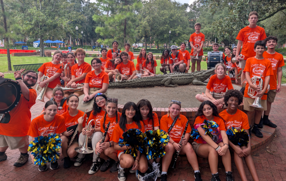 NHS Band at UF Band Day