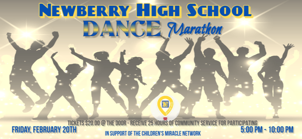Dance marathon flyer