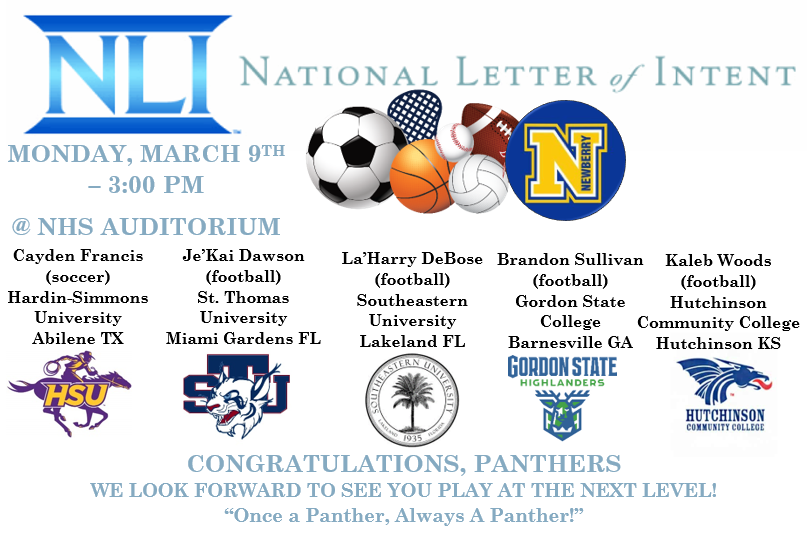 Signing Day flyer
