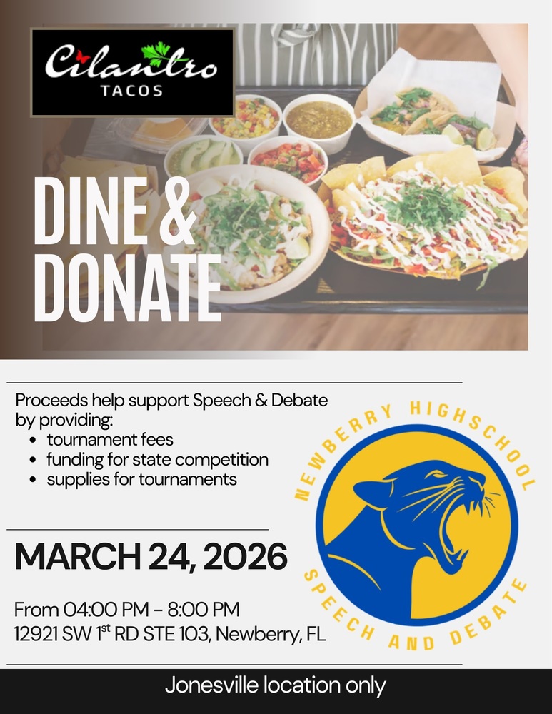 Fundraiser flyer
