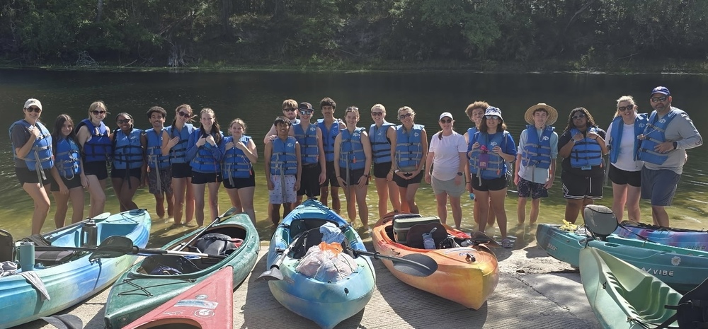 AP Environmental Science students on field trip