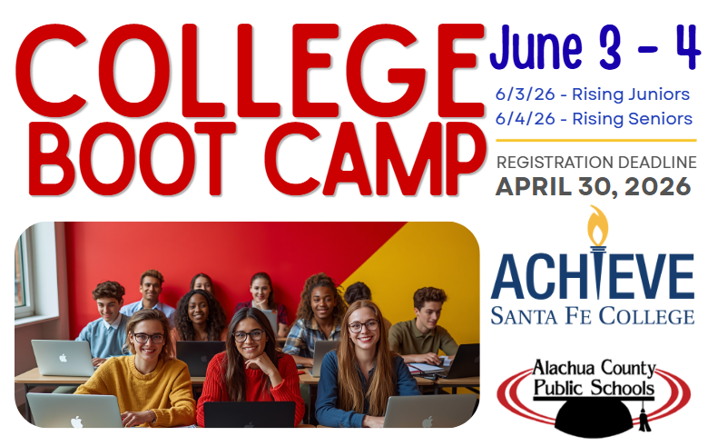 College Boot Camp June 3 - 4 for uprising juniors and seniors