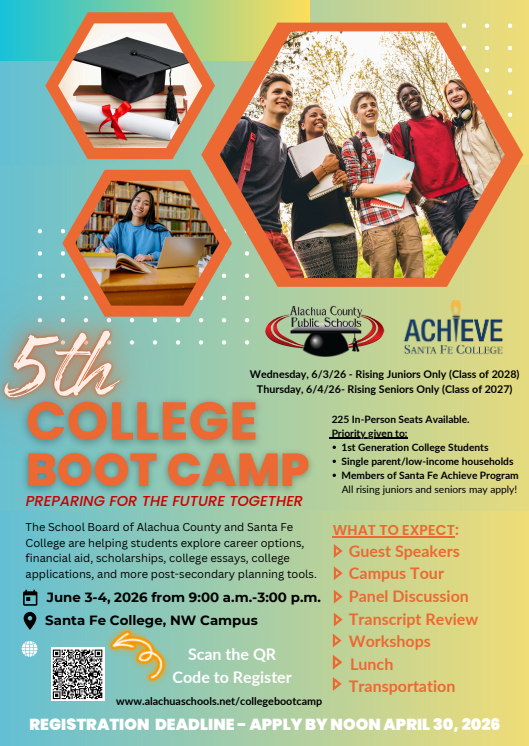 SFC College Bootcamp flyer