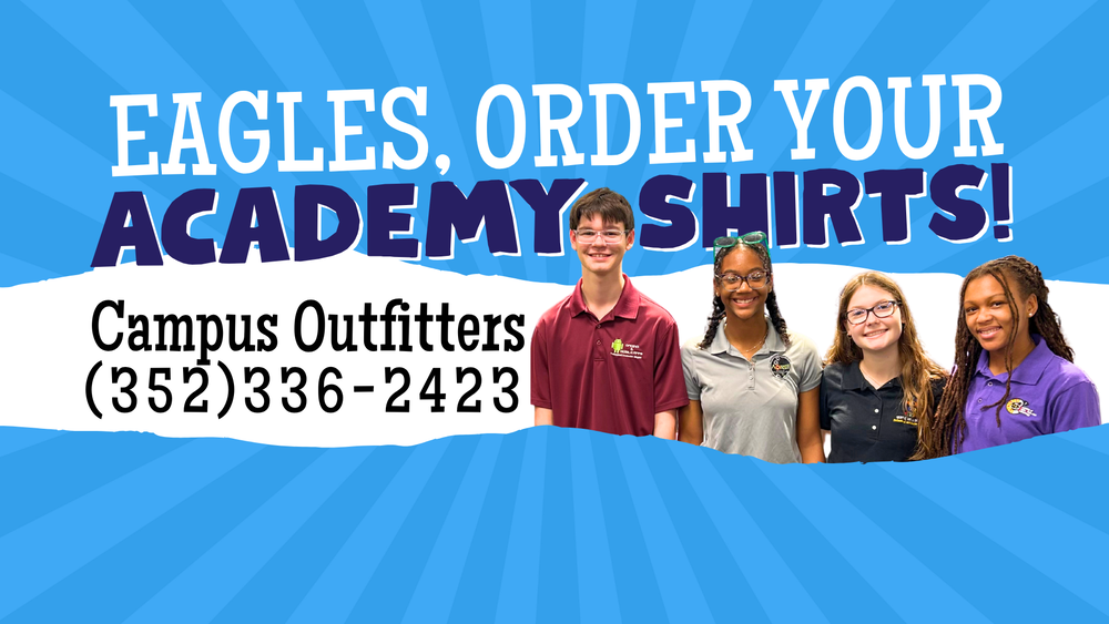 Order academy shirts at campus outfitters