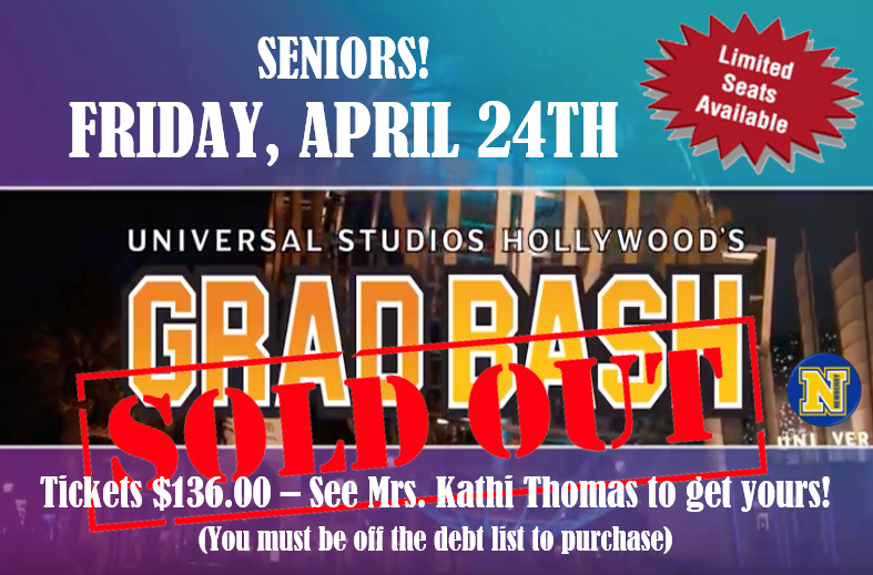 Grad Bash flyer - SOLD OUT