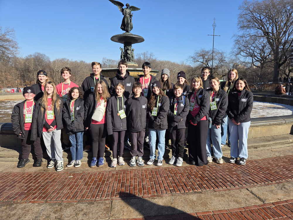 Just half of 43 Honor Band students