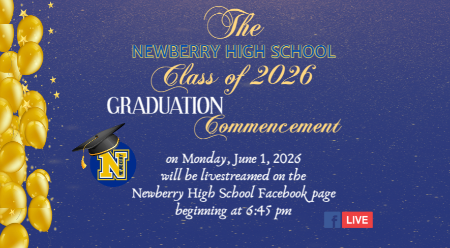Graduation livestream flyer