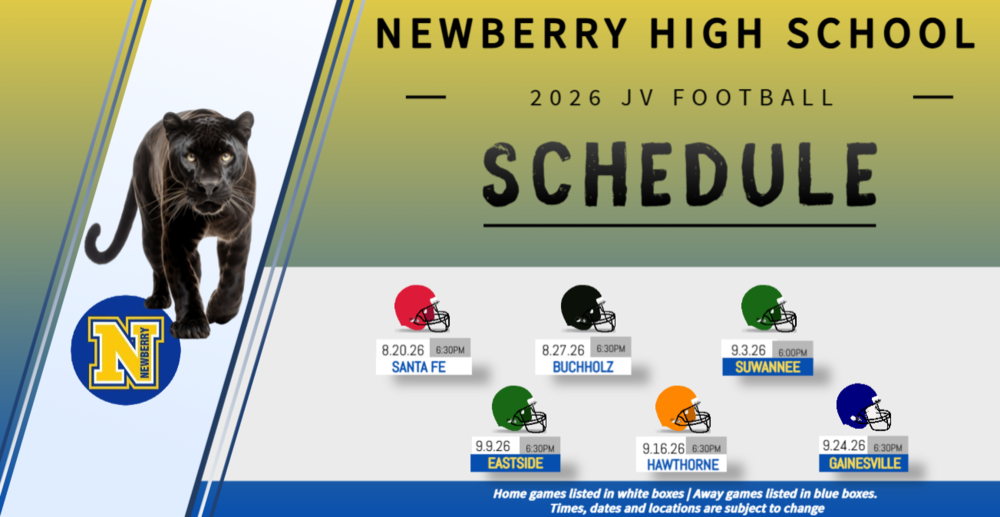JV football schedule