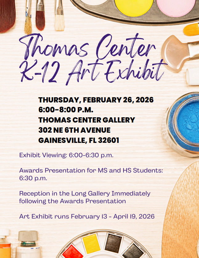 Art Exhibit flyer