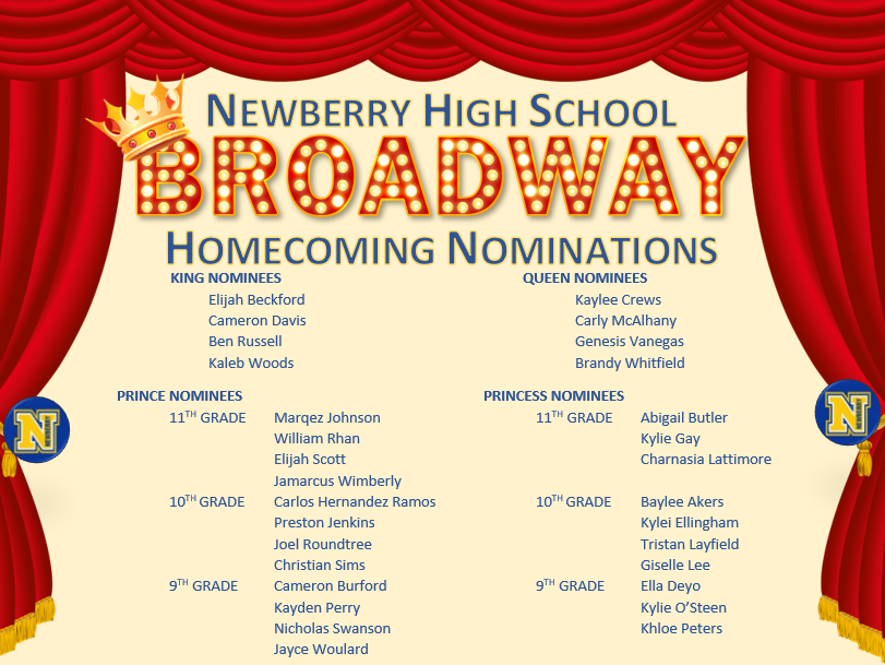 Homecoming nominees