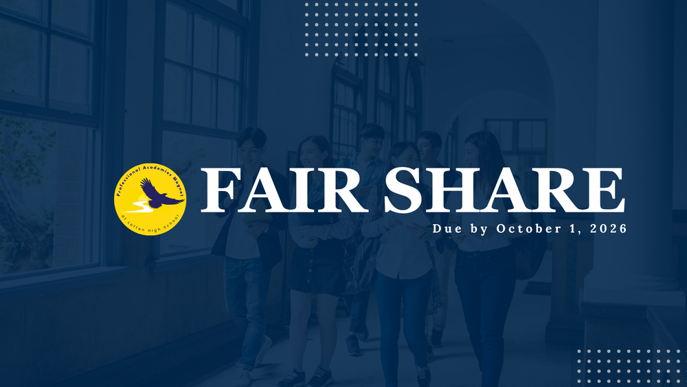 Fair Share is due October 1, 2026