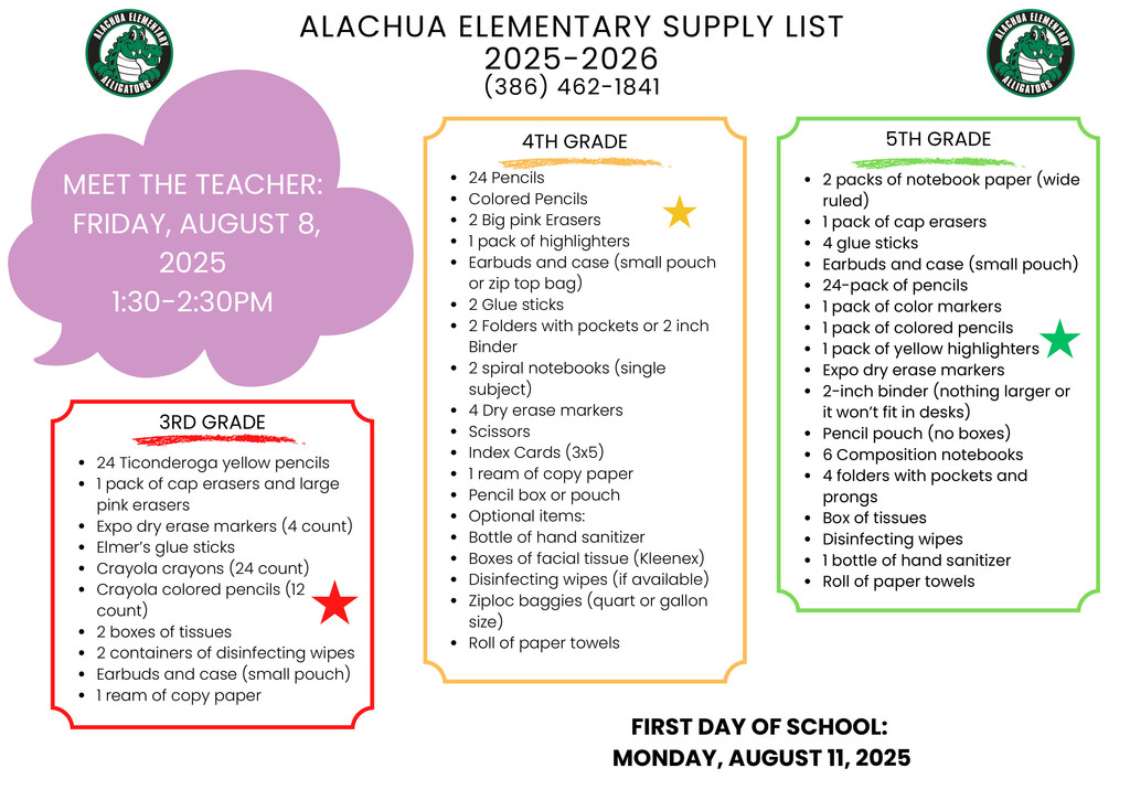AES Supply List