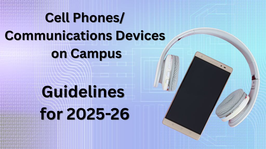 Cell Phones guidelines graphic