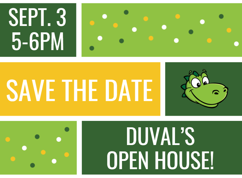 Save the date for open house