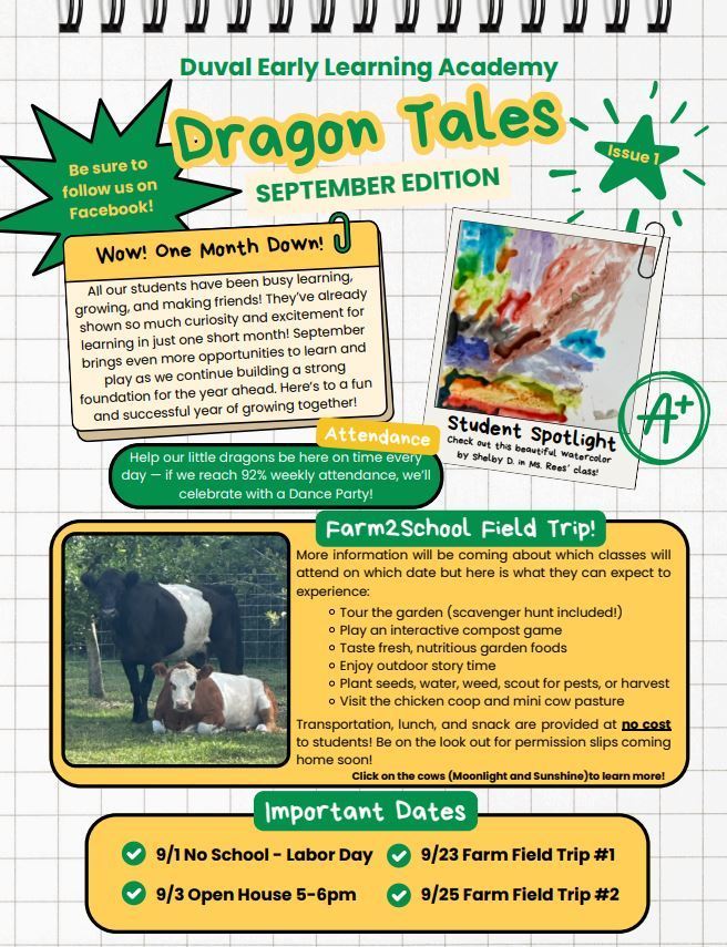 Dragon Tales Sept Newsletter
