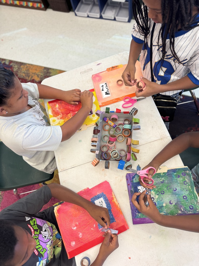 Working in art room