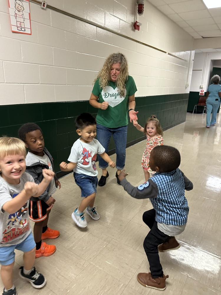 students dancing 