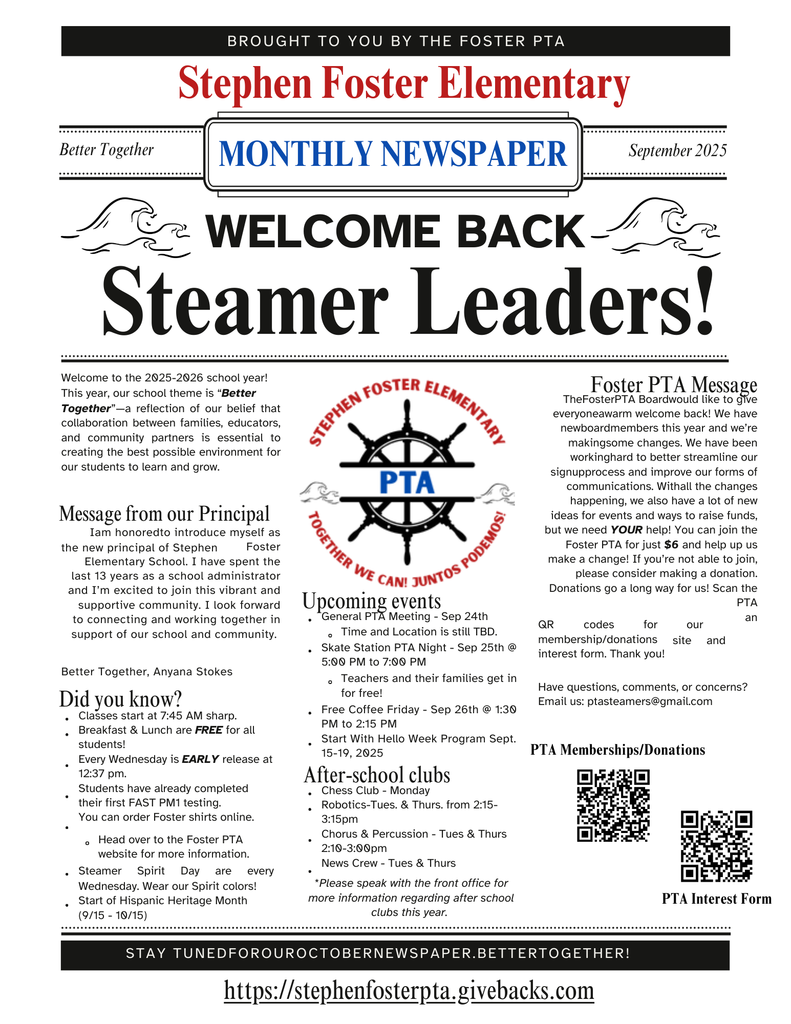 Monthly Newsletter 
