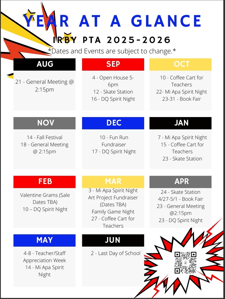 pta calendar