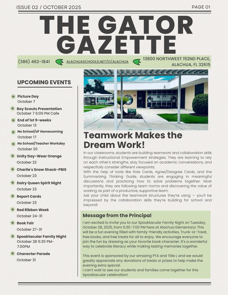 Page 1 flyer