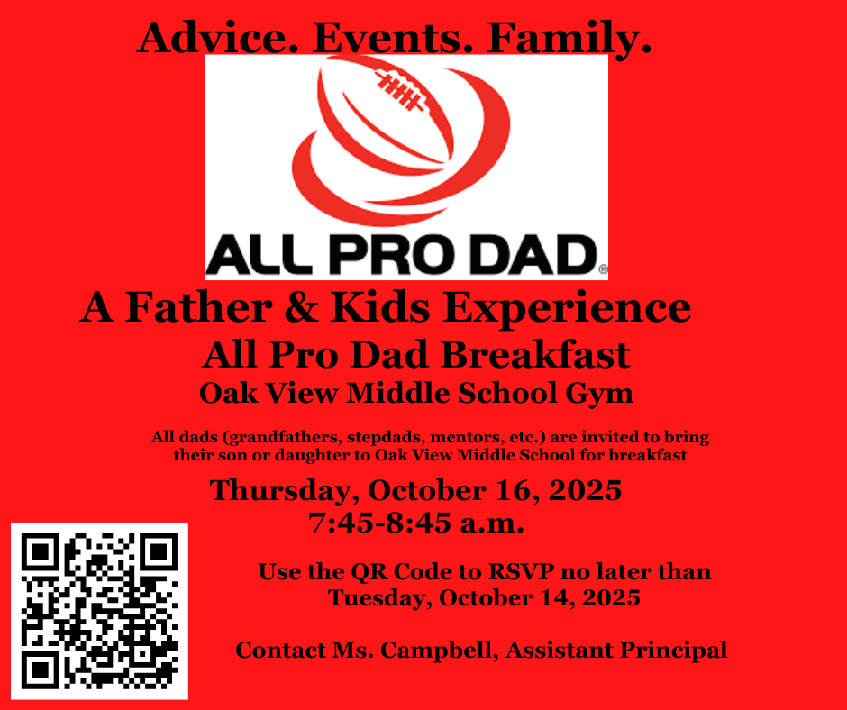 All Pro Dad flyer