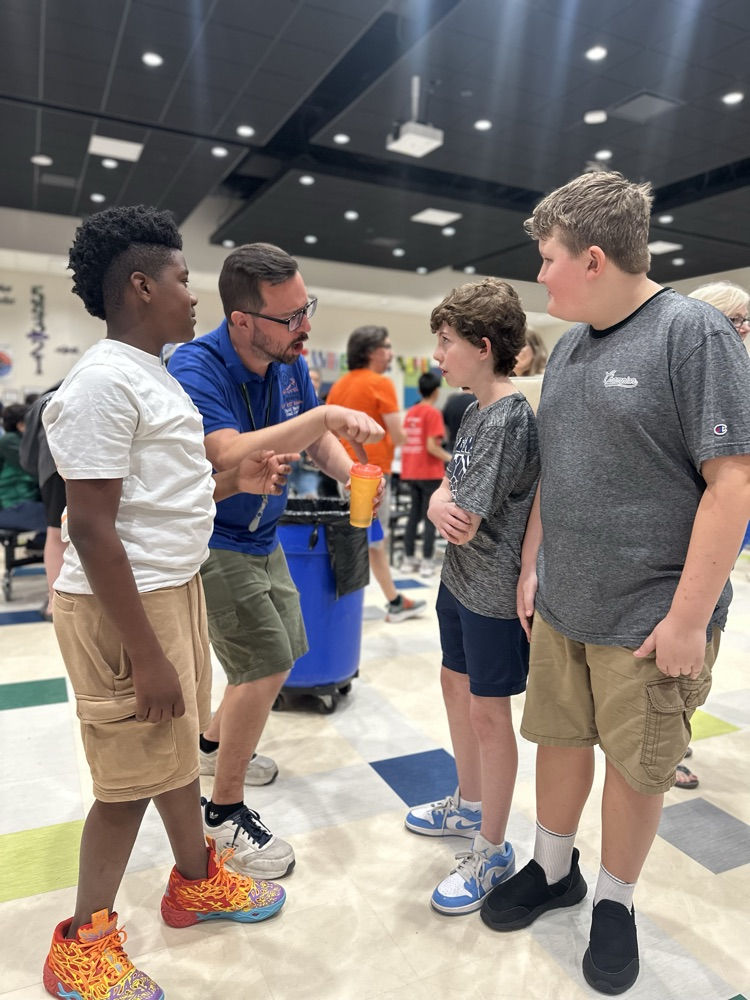 Coach  Sankey  with words of encouragement before the competition.