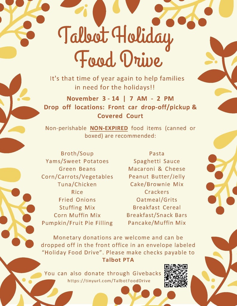 Food Drive Flyer 2025