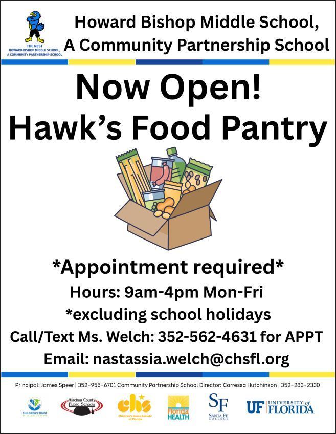Hawks Food Pantry Flyer