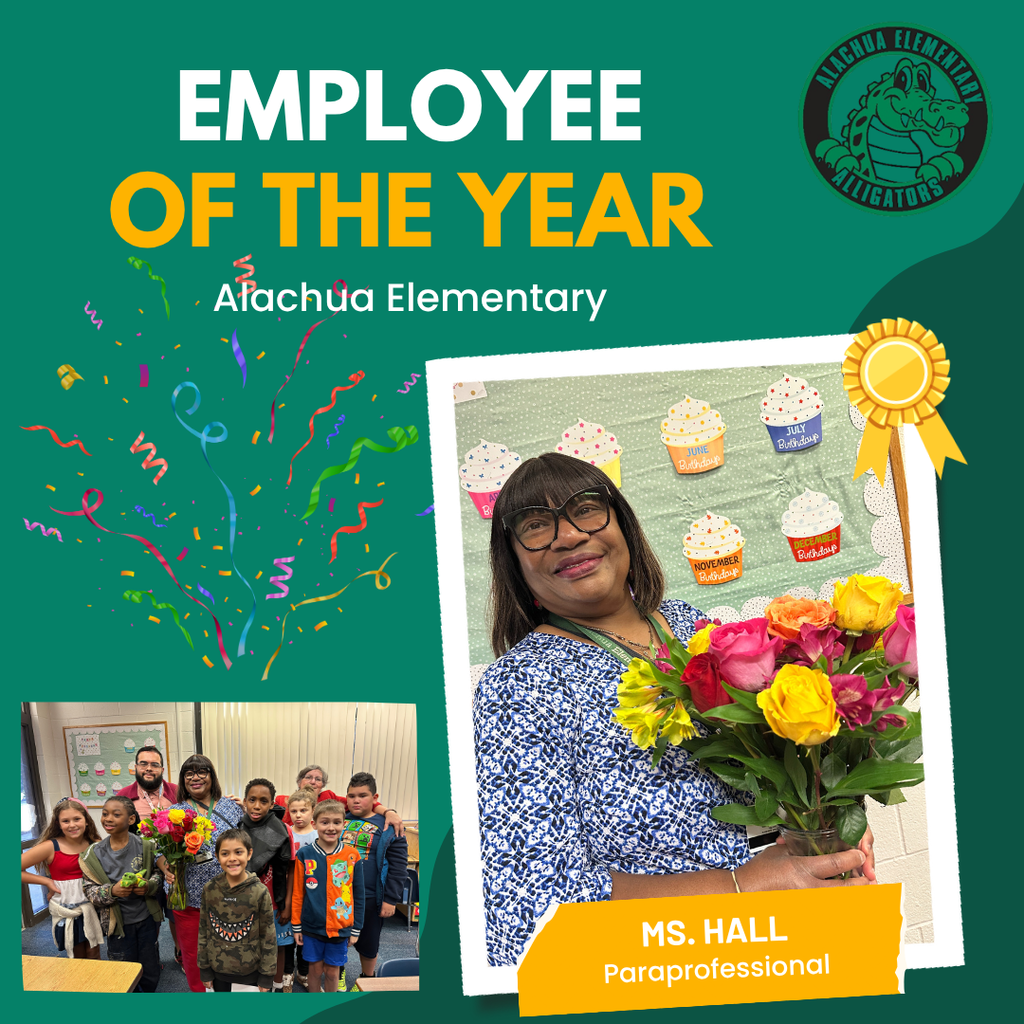 Employee of the Year, Ms. Hall