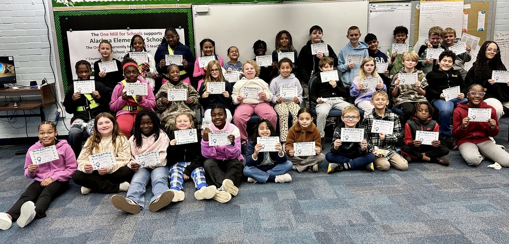 students with perfect attendance.